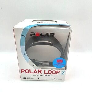 Polar Loop 2 Activity Tracker Smoky Black Smart Bracelet Waterproof